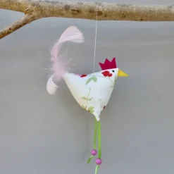 Huhn, Osterdeko, 1 St. Stoffhuhn, Oster-Hühnchen