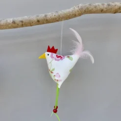 Huhn, Osterdeko, 1 St. Stoffhuhn, Oster-Hühnchen