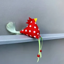 Huhn, Osterdeko, 1 St. Stoffhuhn, Oster-Hühnchen