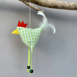 Huhn, Osterdeko, 1 St. Stoffhuhn, Oster-Hühnchen