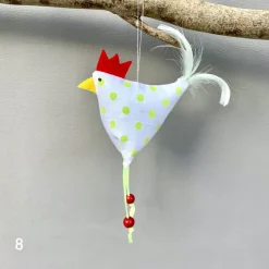 Huhn, Osterdeko, 1 St. Stoffhuhn, Oster-Hühnchen