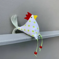 Huhn, Osterdeko, 1 St. Stoffhuhn, Oster-Hühnchen