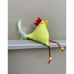 Huhn, Osterdeko, 1 St. Stoffhuhn, Oster-Hühnchen