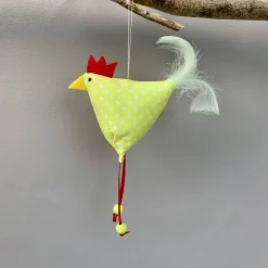 Huhn, Osterdeko, 1 St. Stoffhuhn, Oster-Hühnchen