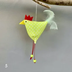 Huhn, Osterdeko, 1 St. Stoffhuhn, Oster-Hühnchen