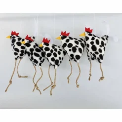 Huhn, Osterdeko, Deko Kuh-Dalmatiner-Henne