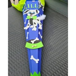 Hund Dalmatiner Schultüte Zuckertüte als DIY Set oder in handarbeit hergestellt-personalisiert, individuell