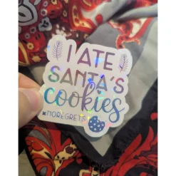 I ate the cookies |  Aufkleber für Journal, Laptop, Handy