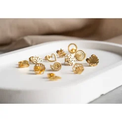 Ichtys | Fisch Ohrstecker | Ohrringe | mini Ohrstecker gold | Geschenk Freundin | Edelstahl Ohrstecker | nickelfrei