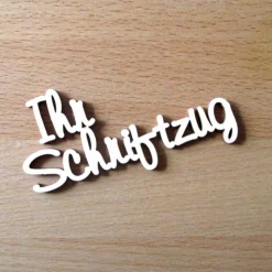 Ihr Individueller Holz-Schriftzug 