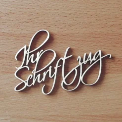 Ihr Individueller Holz-Schriftzug 