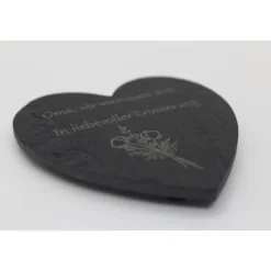 In liebevoller Erinnerung Schieferherz