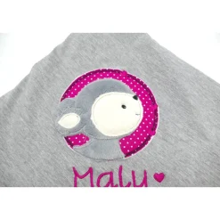 Individuelle Babydecke Reh Rehlein Rehkitz  mit gestickem Wunschnamen - Kindergarten - Wunschdecke - Schmusedecke m