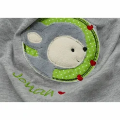 Individuelle Babydecke Reh Rehlein Rehkitz  mit gestickem Wunschnamen - Kindergarten - Wunschdecke - Schmusedecke m