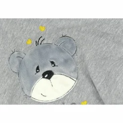 Individuelle Babydecke Teddygesicht Bärengesicht mit gestickem Wunschnamen - Kindergarten - Wunschdecke - Schmusedecke mit Namen