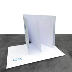 Individuelle Einladungskarte zur Konfirmation, Kommunion oder Firmung – Design 