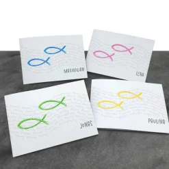 Individuelle Einladungskarte zur Konfirmation, Kommunion oder Firmung – Design 