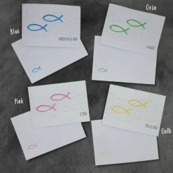 Individuelle Einladungskarte zur Konfirmation, Kommunion oder Firmung – Design 