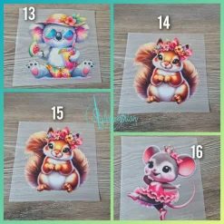 Individuelle Kindergartentasche aus Baumwolle – Personalisierte Lesetasche für Kinder in Wunschfarbe