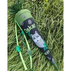 Individuelle Schultüte aus Stoff - Handgefertigt nach Wunsch - Inklusive Rohling & optionalem Kissen