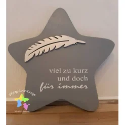 individuelles Trauergeschenk | personalisierter Stern | Gedenkstück für Verstorbene | Andenken an Sternenkind