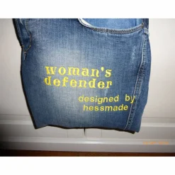 Jeanstasche woman's defender 2 Jeansupcycling Unikat hessmade