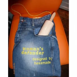 Jeanstasche woman's defender 2 Jeansupcycling Unikat hessmade