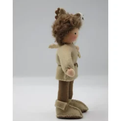 Junge mit Eule - Jahreszeitentisch - Blumenkinder -Waldorf - Art.Nr. HE16