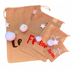 Jutesack Weihnachten Geschenk Sackerl Nikolaus Sackerl mit Name