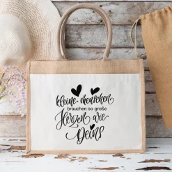 Jute-Tasche Abschiedsgeschenk Erzieherin Kita Kindergarten