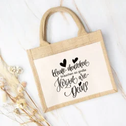 Jute-Tasche Abschiedsgeschenk Erzieherin Kita Kindergarten