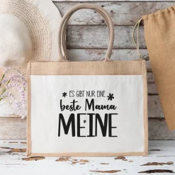 Jute-Tasche für Mama zum Muttertag – Geschenkidee für die beste Mama
