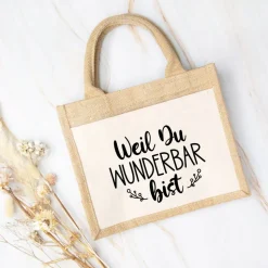 Jutetasche Mama Geschenk zum Muttertag – nachhaltige Tasche für wunderbare Mamas