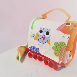 Kaffee-Tassen-Tasche, Geschenktasche mit Eulen Motiv