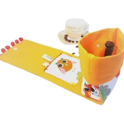 Kaffee-Tassen-Tasche, Geschenktasche mit Eulen Motiv