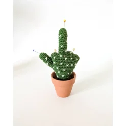 Kaktushand gehäkelt | Lustige Geschenkidee | witzige Deko | Geschenk für Kollegen | Büro-Geschenk