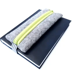 Kalendermäppchen mit Gummiband, Stifte Mäppchen mit Gummiband aus Filz