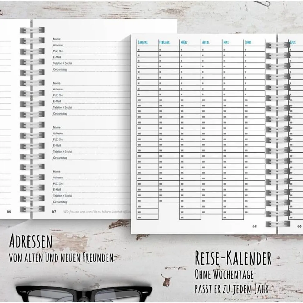 Kanada Reisetagebuch zum selberschreiben / als Abschiedsgeschenk - DIN A5 mit interaktiven Aufgaben & Reise-Zitaten