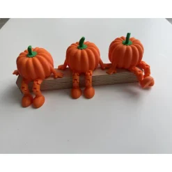 kantenhocker Kürbis mit flexiblen Beinen