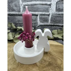 Kantensitzer | Kantenhocker | Hasen | Mitbringsel | Gastgeschenk | Deko | aus Kerakraft