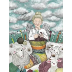 Kaplans Klappkarten: Weihnachtsengel (Set mit 6 Karten, 120 x 170 hoch)