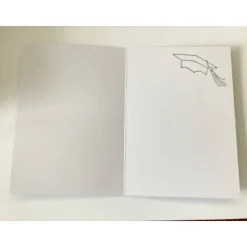 Karte bestandene Prüfung, Schulabschluß,Bachelor, Examen, Master, Promotion, 3D Handarbeit