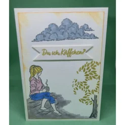 Karte für Kaffeeliebhaber / Karte besondere Anlässe / Gratulationskarte / Geburtstag / Karte Geschenk Frau