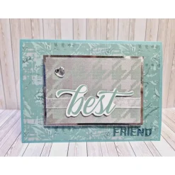 Karte Freundschaft Freunde BEST FRIEND