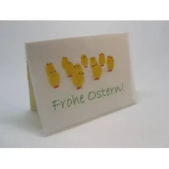 Karte Frohe Ostern Küken