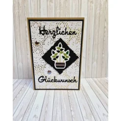 Karte Glückwunschkarte Pflanze