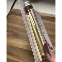 Karte mit Kerze & Streichhölzern – inspiriert von Hans Christian Andersen