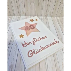 Karte Zahlenkarte 40.Geburtstag