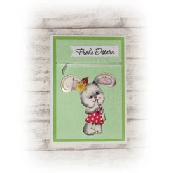 Karte zu Ostern | Osterkarte | Osterhase | Frohe Ostern  HANDMADE