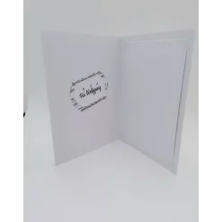 Karte zum Geburtstag, Glückwunschkarte mit Gitarre oder Saxophon, Notenblatt, personalisierbar